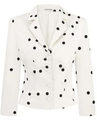 Anna October - Giada Polka-Dot Blazer - Lyst