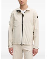 Guess - Logo-Patch Zip-Up Windbreaker - Lyst