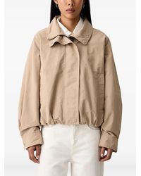 Marc O' Polo - High-Neck Zip-Up Bomber Jacket - Lyst