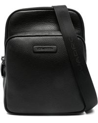Piquadro - Logo-Patch Cross Body Bag - Lyst