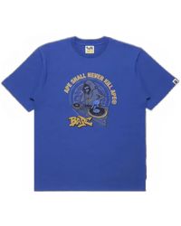 A Bathing Ape - T-Shirt (B)Ape Dj À Imprimé Graphique - Lyst