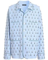 Dolce & Gabbana - Vanity Shirt With Embroidery And Piping - Lyst