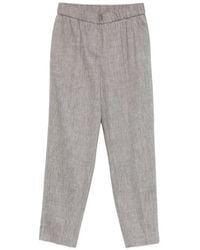 Peserico - Elasticated Trousers - Lyst