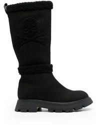 Philipp Plein - Skull Bones Mid-Calf Boots - Lyst