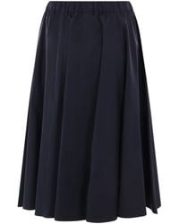 Aspesi - Cotton Midi Skirt - Lyst