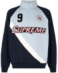 Supreme - Equipé Logo-Appliquéd Sweatshirt - Lyst