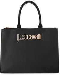 Just Cavalli - Sac Cabas À Plaque Logo - Lyst