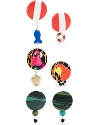 Amir Slama Bijoux - Lot De Boucles D'Oreilles À Broderies - Lyst