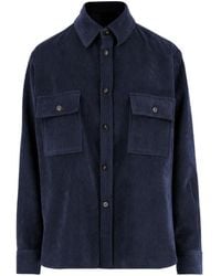 F.it - Corduroy-Effect Pocket-Detail Shirt - Lyst