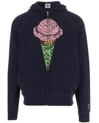 ICECREAM - Logo-Print Zip-Up Hoodie - Lyst