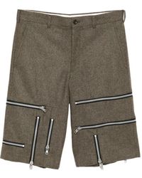 Comme des Garçons - Shorts Met Ritsdetail - Lyst