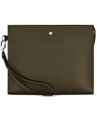 Montblanc - Logo-Detail Clutch Bag - Lyst