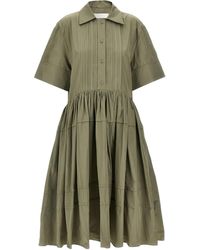 Jil Sander - Button Front Blouse Dress - Lyst