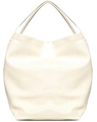 BIASIA - Logo-Embossed Leather Tote Bag - Lyst