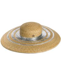 Maison Michel - Cappello Bianca - Lyst