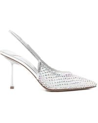 Le Silla - Gilda Embellished Slingback Pumps - Lyst