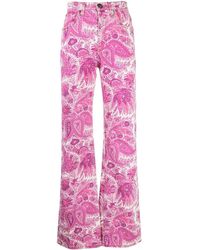 Etro Jeans con stampa paisley - Rosa