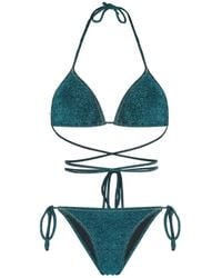 Reina Olga - Miami Lurex Triangle Bikini - Lyst