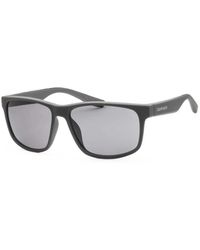 Calvin Klein - Matte-Finish Rectangle-Frame Sunglasses - Lyst