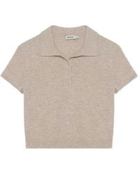 Jonathan Simkhai - Twila Short-Sleeve Cashmere Polo Shirt - Lyst
