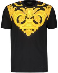 Versace - Barocco-Print T-Shirt - Lyst
