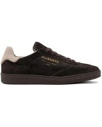 AllSaints - Thelma Suede Trainers - Lyst