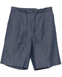 Hevò - Pleated Drawstring Shorts - Lyst