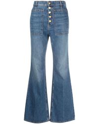 Ulla Johnson - The Lou High-rise Flared Jeans - Lyst