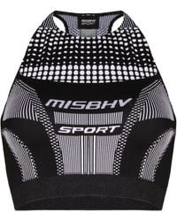 MISBHV - Reggiseno sportivo con logo - Lyst