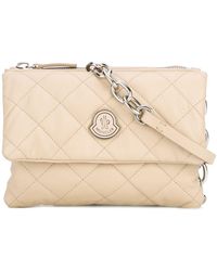 Moncler Poppy Satchel Bag - Natural