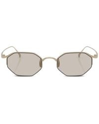 Giorgio Armani - Geometric-Frame Sunglasses - Lyst