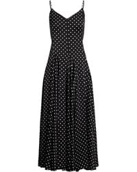 Polo Ralph Lauren - Abito Midi A Pois - Lyst