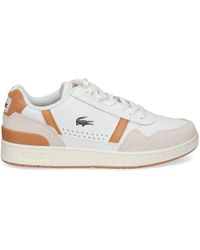 Lacoste - T-clip Leather Sneakers - Lyst