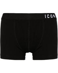 DSquared² - Icon Cotton-Blend Trunks - Lyst