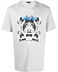 Versace - T-shirt con stampa grafica - Lyst