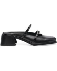 Justine Clenquet - Andie 65Mm Leather Mules - Lyst