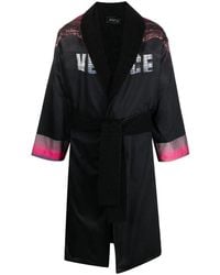 Versace - Landscape-Print Cotton Robe - Lyst