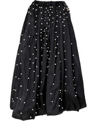 Olympiah - Falda larga con detalle de perlas - Lyst