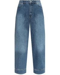 Officine Generale - Naoko Jeans Met Wijde Pijpen - Lyst