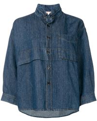 Marni Chaqueta camisera recta - Azul