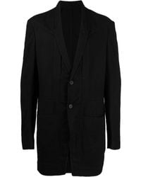 Rick Owens - Single-Breasted Wool Blazer - Lyst