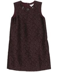 Max Mara - Vicolo Crystal-Embellished Jacquard Mini Dress - Lyst