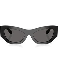 Burberry - Geometric-Framed Sunglasses - Lyst