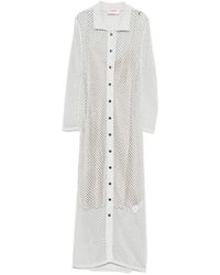 Iceberg - Robe Longue À Boutonnière - Lyst