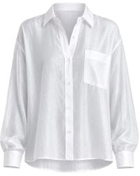 Pharaoh - Marvin Button-Down Linen Shirt - Lyst