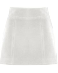 Vestiaire d'un Oiseau Libre - Panelled Mini Skirt - Lyst