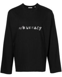 Our Legacy - Logo-embroidery Long-sleeve T-shirt - Lyst