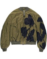 Alexander McQueen - Orchid Quilted Bomber Jacket - Lyst