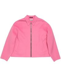 Acne Studios - Wool Zip-Up Jacket - Lyst