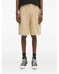 Aape By A Bathing Ape - Pleated-Detail Logo-Patch Shorts - Lyst